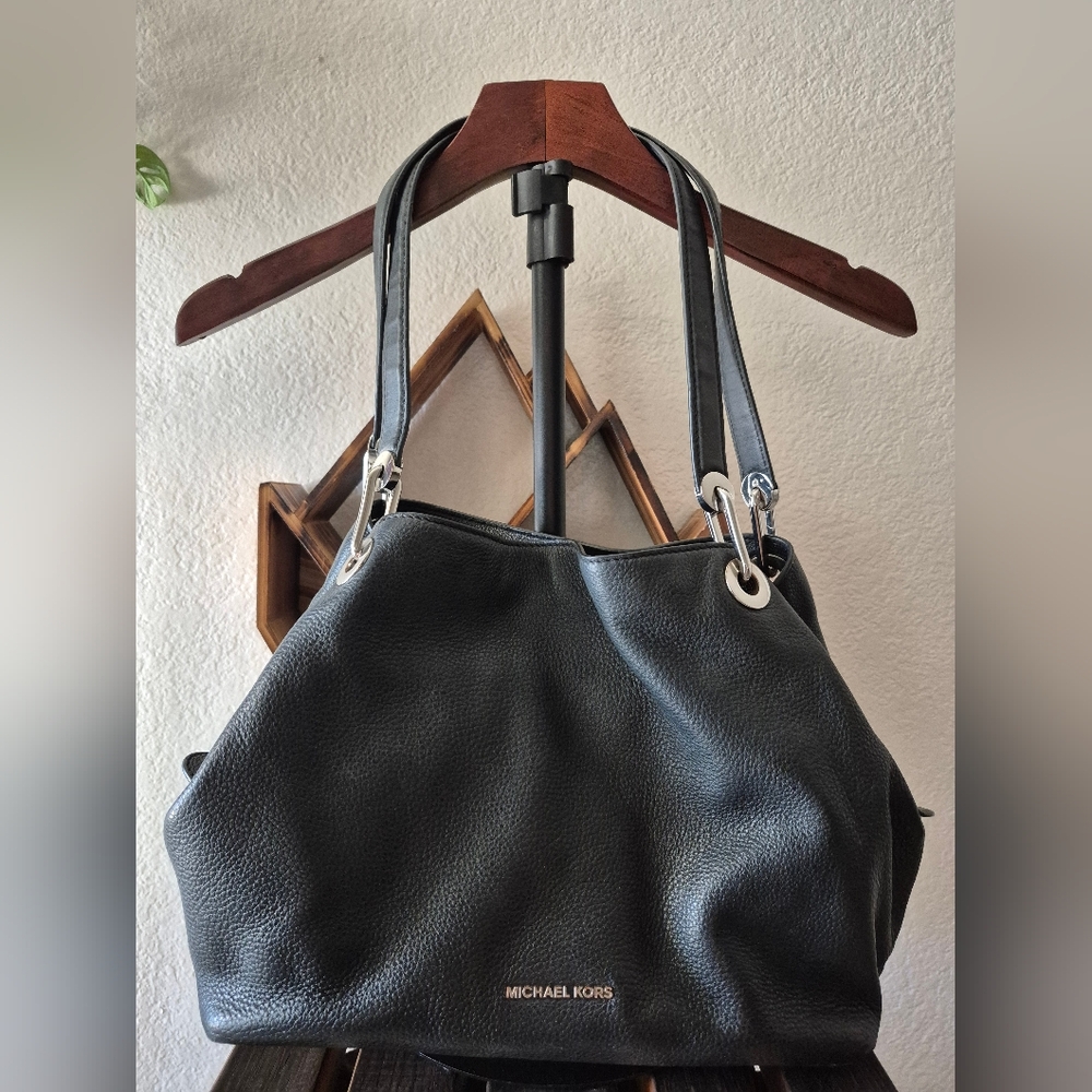Michael Kors large pebble leather handbag
